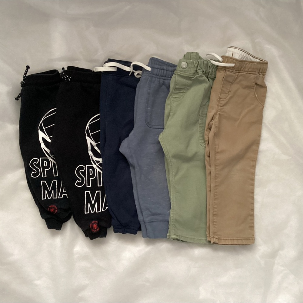 Boy’s Infant/Toddler Pants Bundle (6), Sizes 6-24M
